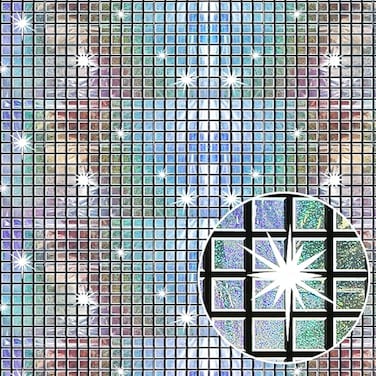 AHQiZFX 3 Pack Disco Backdrop Silver Metallic Disco Photography Props Backdrop Party Decorations for 70s and 80s Style Bachelor Birthday Glitter Theme Decoration Party Supplies 787x394