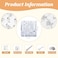 Cherocito 4FT x 6FT Silver Shimmer Wall BackdropShiny Sequins24PCS Sequins Backdrop Decoration Panels Glitter Bling Photo Background Decorations for Birthday Party Wedding Engagement Anniversary Gradu