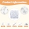 Cherocito 4FT x 6FT Silver Shimmer Wall BackdropShiny Sequins24PCS Sequins Backdrop Decoration Panels Glitter Bling Photo Background Decorations for Birthday Party Wedding Engagement Anniversary Gradu