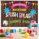 ABLIN 7x5ft Summer Pool Party Backdrop for Birthday Splish Splash Summer Bash Backyard Pool Party Decorations Wood Pennant Photography Background Pool Party Banner Props