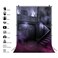 AOFOTO 5x7ft Gloomy Gothic Style Castle Stairs Backdrop for Photography Scary Room Halloween Night Horrible Haunted House Interior Stone Wall Background Vampire Ghost Theme Decors Photo Shoot Props
