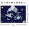 Aperturee 7X5ft Outer Space Baby Shower Backdrop Its A Boy Rocket Astronaut Planet Galaxy Stars Universe Photography Background Kids Party Decoration Banner Studio Booth Props Cake Table Clear