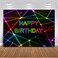 Avezano Glow Neon Birthday Background Neon Lights Happy Birthday Backdrop Lets Glow Birthday Party Backgrounds Dessert Table Banner 7x5ft