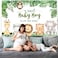 Avezano Safari Baby Shower Backdrops Safari Jungle Animals Baby Shower Decorations for Boys 7x5ft