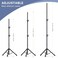 Womnwomn Backdrop Stand 10x75ft Height Adjustable and Width Adjustable Backdrop Stand Back Drop Stand for Balloon Arch Photo Parties