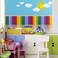 Baocicco 5x3ft Vinyl Backdrop Childrens Room Interior Decor Photography Background Crayon Sun Clouds Blue Background Kindergarten Activity Childrens Room Wallpaper Decor Children Portrait