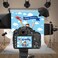 Baocicco 5x4ft Happy Birthday Red Plane Backdrop Cartoon Plan Blue Sky White Cloud Happy Birthday Photography Background Birthday Party Backdrop Boy Girl Photo Portraits Studio Video Props Booth