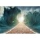 Baocicco 7x5ft Moses Divided Sea Pathway Backdrops Photography Background Judaism Catholic Christian Church Religion Backdrop Holiday Holy Day Religious Belief Easter Polyester Photo Studio Props