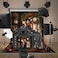Baocicco Magic Library Interior Blackboard Backdrop 3x5ft Photography Background Reading Room Bookshelf Arched Window Magician Indoor Light Luxury Home Fortune Teller College