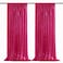 B-COOL BCOOL Fuchsia Sequin Backdrop Curtains Hot Pink Glitter Backdrop 2 Panels 2ftx8ft Girls Party Backdrop Fabric for Sweetheart Birthday Wedding Party Decorations