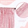 B-COOL BCOOL Sequin Backdrop Curtain Fuchsia Pink Backdrop Drapes 4 Panels 2ftx8ft Pink Glitter Backdrop for Photo Ceremony Sweetheart Grils Party Decoration