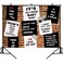 Bellimas Red Brick Wall 90s Background Back to 90s Theme Music Party Backdrop Hip Hop Black White Graffiti Photoshoot Studio Banner Decorations