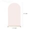 bricia Wedding Arch Backdrop Stand Cover 5FT Double Sided Stretchy Arch Cover Fitted Wedding Birthday Party Banquet Decoration Blush Pink 60Lx252W