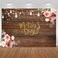 CHAIYA 7x5ft Happy Mothers Day Backdrop Rustic Wood Floral Mothers Day Background Mothers Gift Wall Decoration Banner