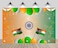 CHNYWORK 7x5ft India Day Backdrop Indian National Flag India Traditional Symbols 15th August Independence Day Balloons Fireworks Background Indian Theme Party Decorations Photo Studio Props