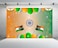 CHNYWORK 7x5ft India Day Backdrop Indian National Flag India Traditional Symbols 15th August Independence Day Balloons Fireworks Background Indian Theme Party Decorations Photo Studio Props