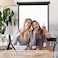 Colingmill Retractable White Backdrop Screen 362 x 55 ID Photo Portable Background RollupPullDown Background Passport Auto Lock Photographic Backdrop for ID Passport Photos Photography