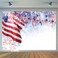 CYLYH 7X5ft American Flag Backdrop Veterans Day Backdrop 4th of July Party Independence Day Background Banner D528