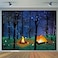 CYLYH 7X5FT Forest Scene Camping Camp Decorations Backdrop Supplies Camping Photography Background Party Decoration for Camping Theme Party Birthday Party Baby Shower Background D440