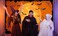 CYLYH 7x5ft Happy Halloween Orange Backdrop Halloween Eve BackdropHalloween Party Lantern Moon Bat Spider Web Graveyard Fence Photography Background Party Decorations