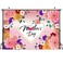 Dudaacvt 7x5ft Happy Mothers Day Backdrop Mothers Day Pink Flower Backdrop Mothers Day Party Banner