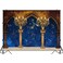 EMTOBT 10x7ft Castle Background Drop Royal Medieval Dreamy Constellation Starry Sky Star Backdrop for Kids Birthday Party Wedding Wall Decorations Photos Photography