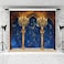 EMTOBT 7x5ft Medieval Palace Pillar Backdrop Constellation Starry Sky Backdrop for Kids Birthday Party Wedding Wall Decor Photography Photo Booth Props Decor Banner Supplies