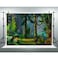 EOA 5W x3H FT Magical Jungle Fairytale Photography Backdrop Green Rainforest Tree Leaves Path Background Kids Birthday Banner Studio Props