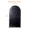 Eternal Beauty 72 FT Arch Backdrop Covers Sequin Backdrop Black Arch Cover for Wedding Party Birthday Flower Balloon Stand