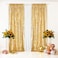 Eternal Beauty Sequin Backdrop Curtains 2x8 Ft2 Panels Gold Back Drop for Mothers Day Shimmer Photography Party Wedding Birthday Decor