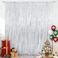 Eternal Beauty Silver Sequin Backdrop 5x7 Ft Glitter Background Curtains for Shimmer Photography Party Wedding Birthday Back Drop Decor