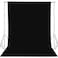 GFCC 6FTX9FT Black Backdrop Background for Photography Photo Booth Backdrop for Photoshoot Background Screen Video Recording Parties Curtain