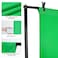 GFCC Green Screen Backdrop Background 7x10FT Photography Backdrop Photo Background Screen for Video Recording Greenscreen Picture Photoshoot