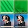GFCC Green Screen Backdrop Background 7x10FT Photography Backdrop Photo Background Screen for Video Recording Greenscreen Picture Photoshoot