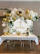 BUTEN Greenery God Bless Backdrop First Holy Communion Baptism Backdrop 7x5ft Green and Gold Eucalyptus Green Leaves Baby Shower Party Decor Background 7X5FT210x150cm
