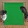 HMTFOTO Green Backdrop Background Fabric Backdrop for Shoot Portraits Party Video Studio 5X7ft