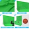 ISSUNTEX 10X16 ft Background Muslin Backdrop Photo Studio Collapsible High Density Screen for Video Photography and TelevisionGreen