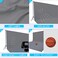 ISSUNTEX 5X65 ft Gray Background BackdropPhoto StudioCollapsible High Density Screen for Video Photography and Television