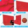 ISSUNTEX 5X7 ft Background Muslin Backdrop Photo Studio Collapsible High Density Screen for Video Photography and TelevisionRed