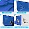 ISSUNTEX 9X15 ft Background Polester Backdrop Photo Studio Collapsible High Density Screen for Video Photography and TelevisionBlue