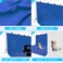 ISSUNTEX 9X15 ft Background Polester Backdrop Photo Studio Collapsible High Density Screen for Video Photography and TelevisionBlue
