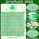 Jansun 4 Pack St Patricks Day Shamrock Tinsel Foil Fringe Curtains Green Shamrock Tinsel Curtains for St Patricks Day Irish Party Backdrop Decorations Photo Booth Backdrops 32 x 66 ft