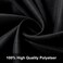 Joccun 5X7FT Black Backdrop Background for PhotographyPolyester Backdrop Curtain Background Screen for PhotographyPhotoshootVideo RecordingStudio5X7ftBlack