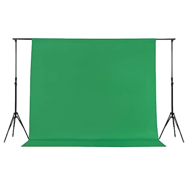 Joccun 7X10FT Green Backdrop Background for PhotographyPolyester Backdrop Curtain Background Screen for PhotographyPhotoshootVideo RecordingStudio7X10ftGreen