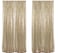 JYFLZQ Champagne Sequin Backdrop Curtains 2ft x 8ft 2 Panel Glitter Photo Booth Backdrops Sparkly Photography Background Drapes for Parties Wedding Bridal Showers