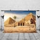 LYLYCTY 7x5ft Pyramid Backdrop Ancient Civilization Country Egypt Pyramid Camel Photography Backdrop Photo Photography Background Props Studio Indoor Decorations LY102