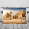 LYLYCTY 7x5ft Pyramid Backdrop Ancient Civilization Country Egypt Pyramid Camel Photography Backdrop Photo Photography Background Props Studio Indoor Decorations LY102