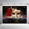 PHMOJEN Masquerade Backdrop Black Gold Mask with Red Rose Glitter Background for Masquerade Party Decorations Carnival Mardi Gras Prom Photo Booth Backdrop 7x5ft