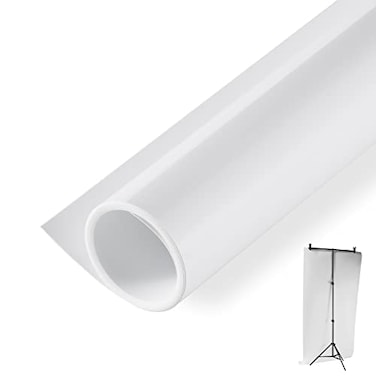 Meking 4725X7874 Inch PVC Backdrop MatteSmooth PVC Background White Background Backdrop Paper for Product Video Photography Photo Studio