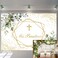 TENCOW Mi Bautizo Backdrop First Holy Communion Baptism Background Newborn Baby Shower Gold Glitter Background Greenery Eucalyptus Photo Booth Props 7x5ft